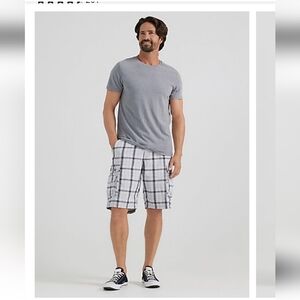 Y2K Micros Los Angeles Blue Madras  shorts bermuda